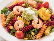 创意手作美食——彩虹螺旋意面沙拉